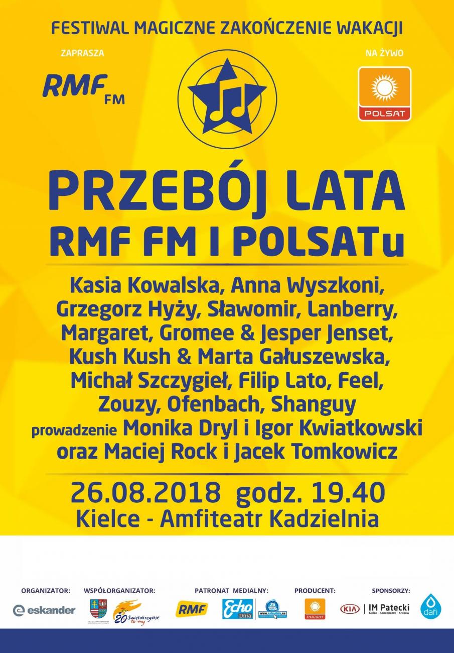 ANNA WYSZKONI WYSTĄPI PODCZAS KONCERTU „Przebój Lata 2018”