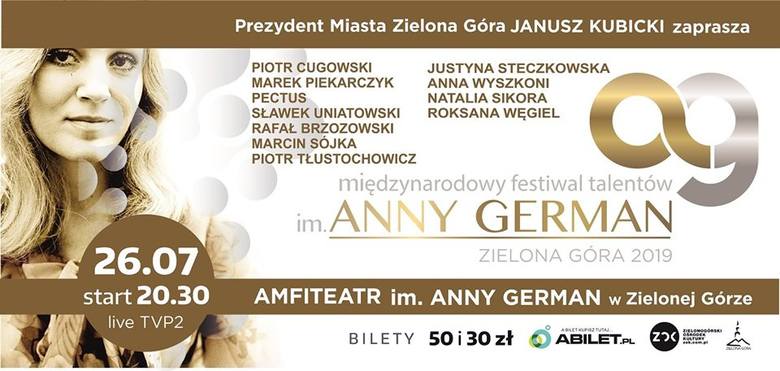 Festiwal im. Anny German w Zielonej Górze