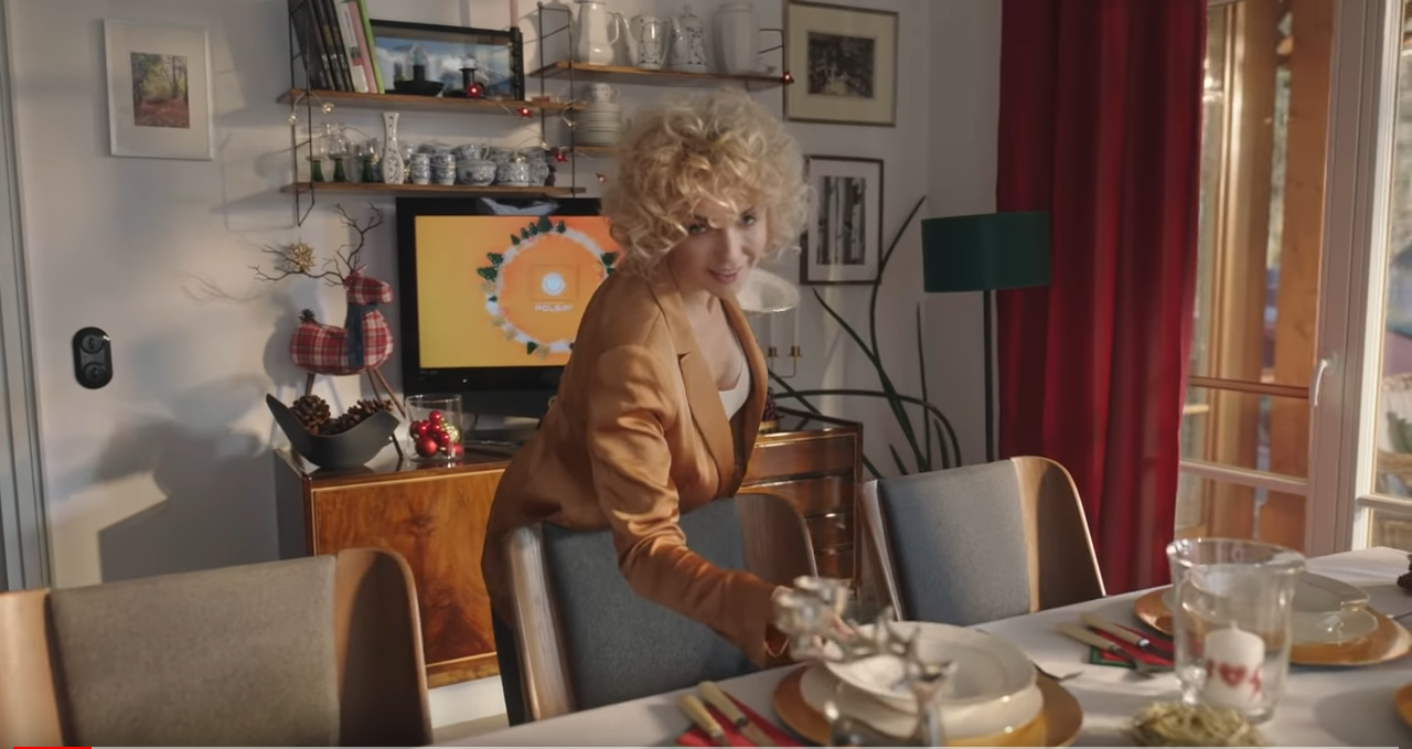 ŚWIĄTECZNY SPOT POLSATU Z UDZIAŁEM ANNY WYSZKONI