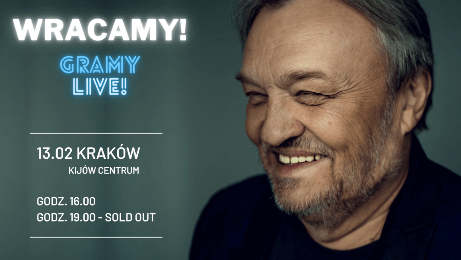 KRZYSZTOF CUGOWSKI – 2 KONCERTY W KRAKOWIE