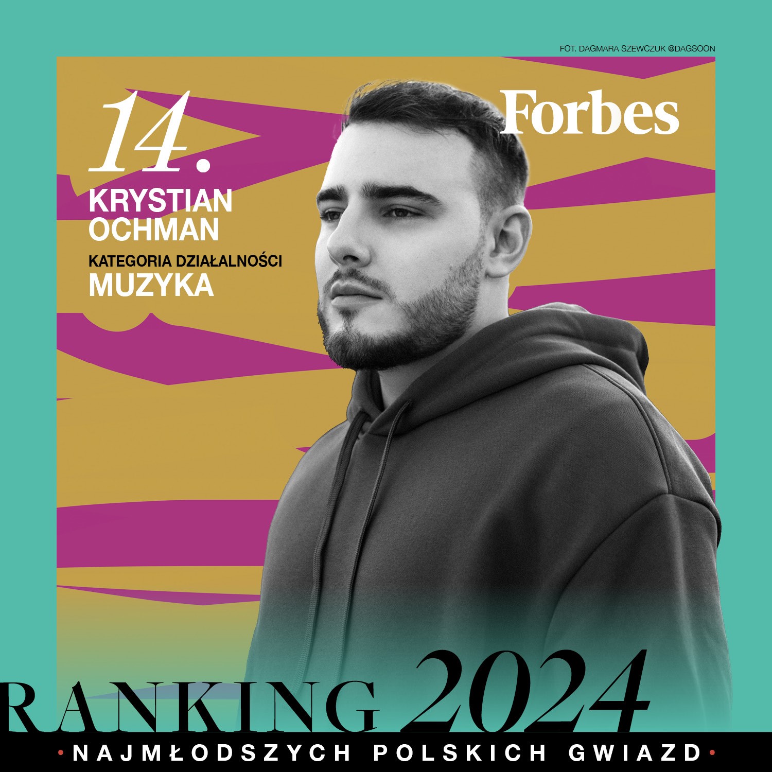 KRYSTIAN OCHMAN WYRÓŻNIONY W RANKINGU „FORBES”